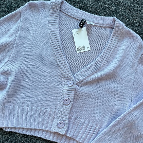 Lavender Cardigan - Picture 3 of 3